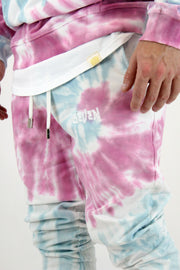 Fato de Treino Completo Seven Tie Dye - White/Purple