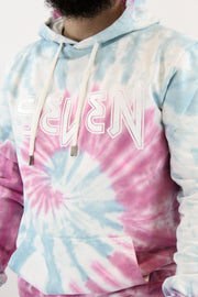 Fato de Treino Completo Seven Tie Dye - White/Purple