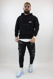 Sweat Seven Drop Shoulder - Black & White