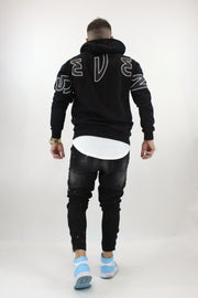 Sweat Seven Drop Shoulder - Black & White