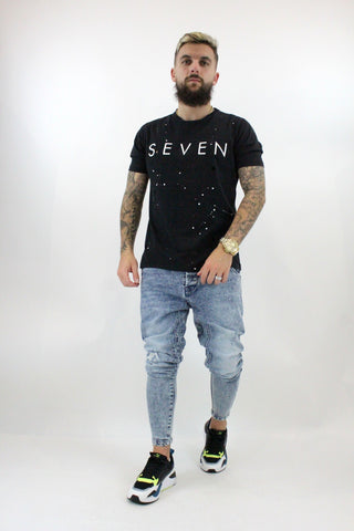 T-shirt Seven Painted - Black