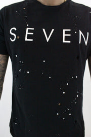 T-shirt Seven Painted - Black