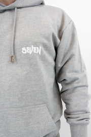 Sweat Seven Drop Shoulder - Grey & White