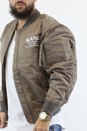 Karl Kani retro bomber jacket in khaki