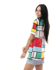 T-shirt KarlKani Signature OS Block - Multicolor